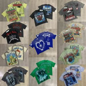 T-shirt a maniche corte in puro cotone lavato vintage con stampa cartoon FIRST ROW STAY CURIOUS EYEBALL FOIL TE, del marchio di moda - Product Image 5