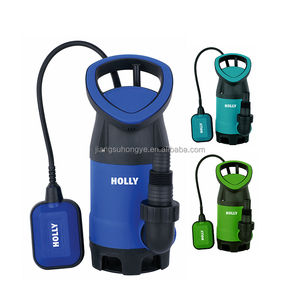 Pompe à eau sale électrique 115V 230V 400W 1/2HP avec interrupteur à flotteur automatique, pompe de drainage, pompe à eau usée submersible en plastique - Product Image 1