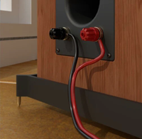 Câble en cuivre recouvert d'aluminium (CCA) rouge et noir 2,0 mm² 14 AWG pour enceintes, câble multibrins à 2 conducteurs