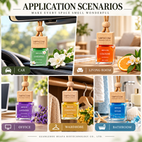 Pendentif désodorisant suspendu de luxe meilleur nouveau designer Diffuseur de parfum de voiture personnalisé de qualité supérieure Voiture de luxe en bois et verre