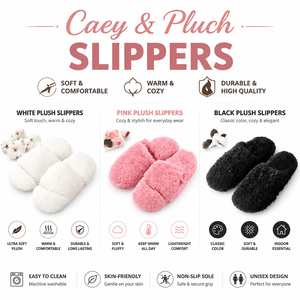 Trending Fashion Women Platform Fluffy Soft Slide with Embroidery Anti-Slip Breathable Warm <strong>Shoes</strong> - Product Image 1