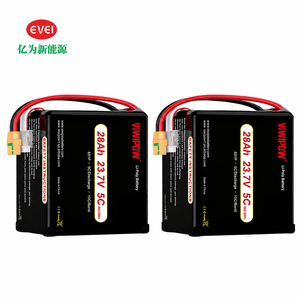 Batterie de drone LiFePO4 23,7 V 6S 28000 mAh, sûre et stable avec BMS intelligent pour pulvérisation FPV, longue durée de vol - Product Image 3