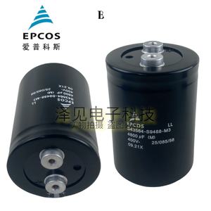 مكثف EPCOS جديد تمامًا طراز B43564-S9488-M1 M2 بسعة 4800 ميكروفاراد (<span class=keywords><strong>M</strong></span>) وجهد 400 فولت B43564S9488M3M3 M4 - Product Image 2