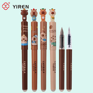 Yiren Capybara Động Vật Chủ Đề Có Thể xóa được Đài Phun Nước Bút Đáng Yêu 3D Nhân Vật Viết Bút Văn Phòng Phẩm Cho Trẻ Em - Product Image 1