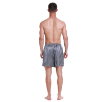 Boxers pour hommes, été, unis, écologiques, de haute qualité, personnalisés, style vintage, taille élastique