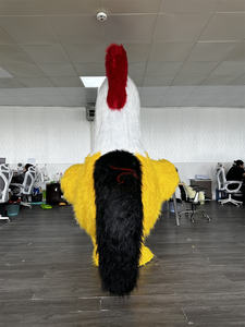 Costume de mascotte de coq gonflable géant pour adultes, 2 m, 2,6 m, costumes de coq gonflables, costumes de poulet, Gallos De Peleas, vente - Product Image 3