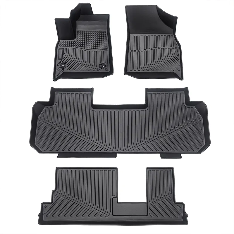 Left Drive New TPE Car Floor Mat Full Car Mat floor liner for Chevrolet Traverse 7 seat bucket seating carpets trunk mats