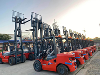 Montacargas Heli diesel 2.5 Tonnes 3 4 5 Tonnes Chariot élévateur diesel à usage intensif Chariots élévateurs à rotateur à 360 degrés