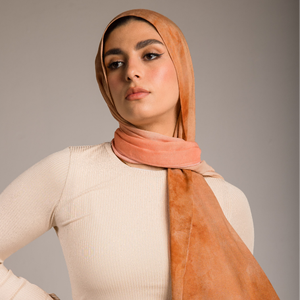 180cm * 70cm Modal Ombre Hijab Écharpe Couleur Blocage Dégradé Couleur Doux Multifonction Foulard pour Femmes Musulmanes pour Usage Quotidien - Product Image 2