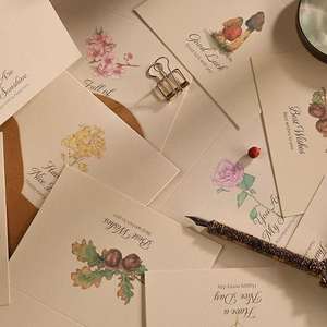 بطاقة معايدة مخصصة بأربع ألوان ثلاثية الأبعاد بتصميم زهور لطيفة وعبارة 'عيد الأم السعيد' أو 'عيد ميلاد/عيد الميلاد الجديد' مطبوعة بتقنية الأوفست مع طلاء غير لامع - Product Image 2