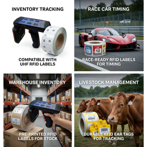 读写<span class=keywords><strong>RFID</strong></span>读写器 无线<span class=keywords><strong>RFID</strong></span>手持设备 适用于C72 UHF塑料 读取距离5-6m ISO 14443A 18000-6B协议 - Product Image 3