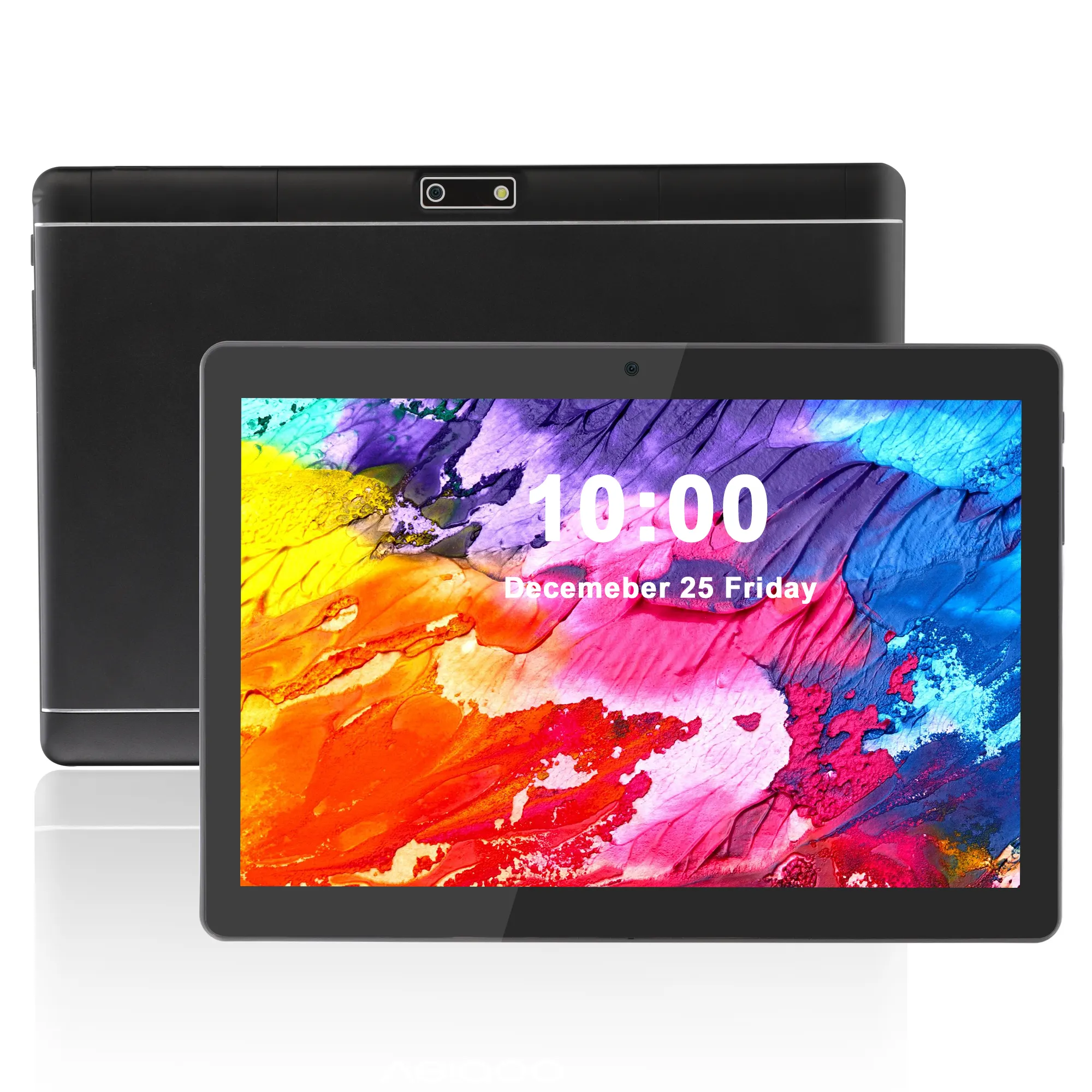 10 Zoll 32GB ROM Android Tablet 1280*800 IPS-Bildschirm HD-Display 10,1 "Tablets WiFi 3G Calling Tablet PC mit Dual-Sim-Kartens teck plätzen