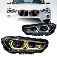 Phare avant AKD pour BMW X1 F49 2016-2021 F48, lentille de projecteur, feux avant, DRL, clignotant, accessoire automobile