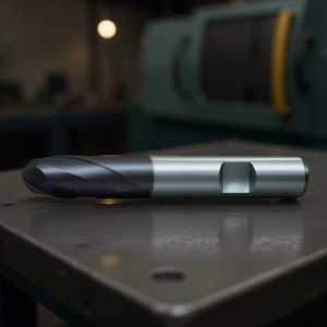 Ttake Hss Co End Mill Ta1418 TiAln Coated 30 Degree Helix Ball End 2 <b>Flutes</b> Milling Cutter - Product Image 3