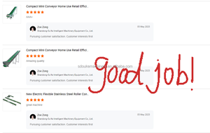 Low-Power Roestvrij Staal Pvc Rubber Transportband Systeem Prijs Industriële Hellende Band Transportband - Product Image 6