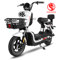 Vélo électrique avec moteur en cuivre pur 500W, vitesse maximale de 40 km/h, frein à disque double, scooter électrique pour adultes de 14 pouces