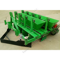 Planteur d'ail à traction à Six rangées, machine de plantation d'ail à quatre roues
