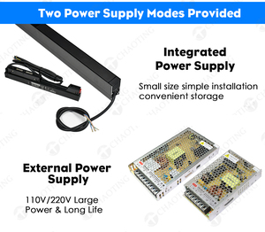 Spot LED linéaire <span class=keywords><strong>Tuya</strong></span> 2.4G à intensité variable CCT 2700-6500K, encastré ou en saillie, système d'éclairage sur rail magnétique 48V - Product Image 6