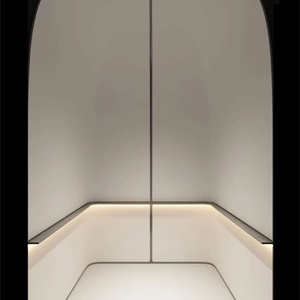 Ascenseur de style moderne pour passagers de 1000 kg avec machine de traction sans engrenages à entraînement AC pour usage en centre commercial de 10 étages - Product Image 5