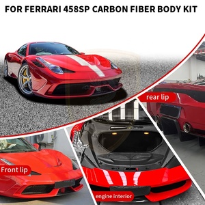 Kit de Carrocería de Fibra de Carbono Seca Estilo SP de la Mejor Calidad para Ferrari 458, Parachoques, Alerón, Capó - Product Image 2