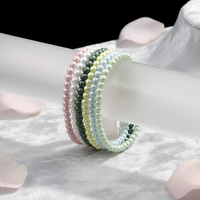 Perlas de Vidrio Macaron con Acabado Mate de 3mm-10mm, Venta al Por Mayor Personalizada, para Fabricación de Joyería, Pedido al Por Mayor, 500 Hilos