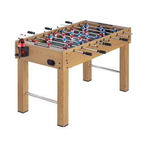 48in MDF Soccer Table for Home <strong>Game</strong> Room Arcade Competition Kids and Adults Includes 2 <strong>Balls</strong> and 2 <strong>Cup</strong> Holders - Product Image 1