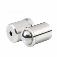 Prix usine 3mm-12mm non fileté en acier inoxydable boule collier plat goupilles de piston à ressort