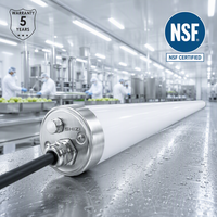 Lumière LED Tri-proof certifiée NSF SHIZI, IP69K IK10, éclairage pour usine de transformation alimentaire, haute efficacité, vente en gros OEM ODM
