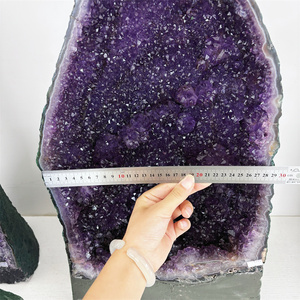 Bán buôn Healing Stones Reiki lớn tinh thể thạch anh tím cụm cụm để trang trí - Product Image 4