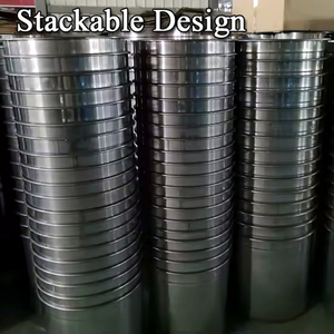 قدر كبير السعة من الفولاذ المقاوم للصدأ 304، وعاء للحساء، برميل لتخزين الطعام محكم الإغلاق مع غطاء، مناسب للغاز والحث الكهرومغناطيسي، تصميم أمريكي - Product Image 3