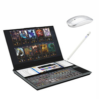 Ordinateurs portables de jeu en gros, neufs, double écran IPS 16 pouces + 14 pouces, écran tactile, Intel Core i7 1260P, clavier mécanique rétroéclairé