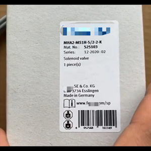 صمام كهرومغناطيسي جديد Mha2-ms1h-5/<span class=keywords><strong>2</strong></span>-wbr2-k 525103 مع شحن مجاني - Product Image 1