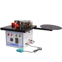Machine à Plaquer les Chants Automatique Mini Manuelle Portative Courbée pour Bois PVC, Moteur 220V, Machine à Coller et Ébavurer 1000ML