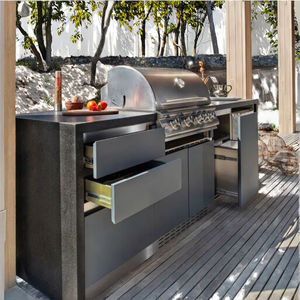 Gabinete de cocina recubierto Resistente a la decoloración Diseño interior de color Tablero de señalización Color Acero inoxidable para aplicaciones al aire libre - Product Image 1