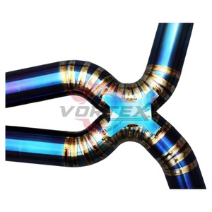 ท่อไอเสีย Vortex High Performance Catback สำหรับ Mercedes E63S AMG 4.0T ปี 2016-2024 สีไทเทเนียมบลู - Product Image 4