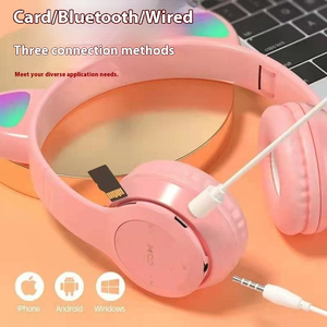 Casque P47M en promotion – Casque sans fil Bluetooth supra-stéréo portable pour le sport et le gaming en extérieur - Product Image 5