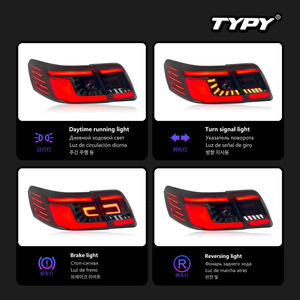 Luces LED de Circulación Diurna, Intermitentes y Luces de Freno para Toyota Camry 2007-2011, Versión Estadounidense, Conjunto de Luces Traseras - Product Image 6