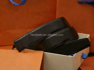 Confezione regalo nuova cintura da <span class=keywords><strong>uomo</strong></span> Versatile cintura con fibbia liscia da <span class=keywords><strong>uomo</strong></span> - Product Image 3