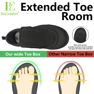 รองเท้าสำหรับคลินิกเบาหวานสวมใส่สบายระบายอากาศได้ดีเหมาะสำหรับดูแล<span class=keywords><strong>แผล</strong></span>ใน<span class=keywords><strong>แผล</strong></span>บวม - Product Image 3