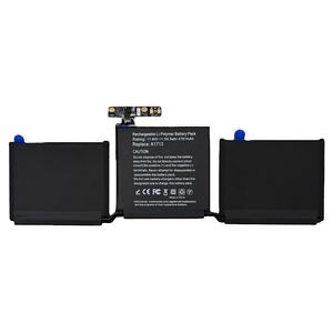 100% Compatible 54.5Wh 4781mAh A1713 batería para portátil para <span class=keywords><strong>Macbook</strong></span> <span class=keywords><strong>Pro</strong></span> Retina 13 pulgadas <span class=keywords><strong>A1708</strong></span> año 2016 <span class=keywords><strong>2017</strong></span> batería de repuesto - Product Image 1