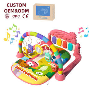<span class=keywords><strong>Gimnasio</strong></span> de Juego para Bebés con Música, Piano, Tapete de Juego Suave y Arco de Juguetes para Estimulación Sensorial - Product Image 1