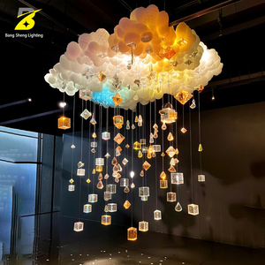 Lampada da <span class=keywords><strong>Soffitto</strong></span> LED a Nuvola di Cotone Bang Sheng Lighting - Decorazione Ambientale Fantasiosa per Residenze di Lusso e Hotel Boutique - Product Image 4