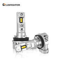 Luxfighter Mini Q36 60W 6000LM H1/H7/H11 HB3 HB4 Canbus Lampu Depan LED Mobil Kustom Truk 6500K Pemasangan Universal DC12-32V