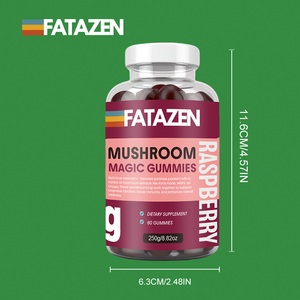 Gommes de complément à la crinière de lions et champignons avec marque privée OEM Gommes bio Reishi Cordyceps Dinde Gommes aux champignons Maitake Shiitake - Product Image 6