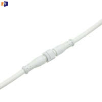Connecteur circulaire M12 3 broches mâle femelle Prise Câble électrique étanche Câble d'alimentation
