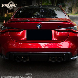 ULTRA METALLIC <span class=keywords><strong>MONTALCINO</strong></span> RED Air Bubble Free PET Auto Body Stickers Papel 1,52 M * 18m Rollo Car Wrap Film Lámina de vinilo brillante - Product Image 4