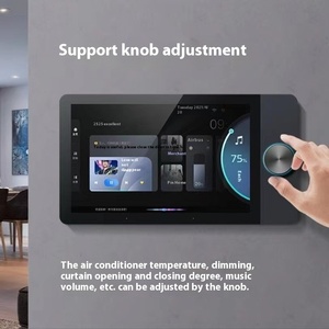 8 pouces Smart Home ZIGBEE Tuya Smart Wall Central Control Screen <span class=keywords><strong>Switch</strong></span> Commande vocale Musique de fond 16A EU Version - Product Image 3