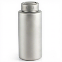 Bouteille d'eau sportive en titane pur 700/1000 ml, ultralégère et portable pour le camping en plein air et le cyclisme