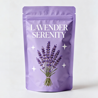 Sac en plastique à fermeture éclair debout, laminé, de qualité alimentaire, imprimé sur mesure, à haute barrière, pour le thé aux fleurs d'hibiscus séchées, les aliments