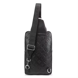 GORFIA tas payudara pria, tas selempang dada dan tas bahu pria kulit kustom tas bahu antimaling/ - Product Image 3